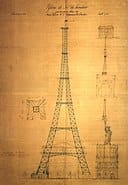 Koechlin's first drawing for the Eiffel Tower PARIS BY EMY Paris Trip Planner