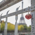 Marriage Proposal - heart locker Paris for couple PARIS BY EMY