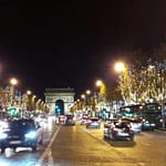 Christmas tree Christmas time in Paris