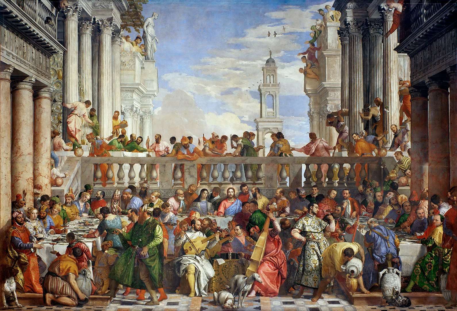 Christian Unity, The Wedding at Cana Louvre Museum by PARIS BY EMY