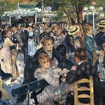 Orsay Museum Le Bal du moulin de la Galette is an oil on canvas by the French impressionist painter Auguste Renoir