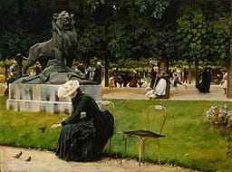 Painting Luxembourg Gardens Paris
