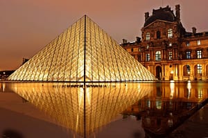 Paris by night, Louvre museum, by PARIS BY EMY