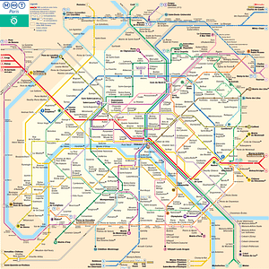 Paris Metro RATP Map PARIS BY EMY