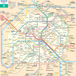 Paris Metro RATP Map PARIS BY EMY