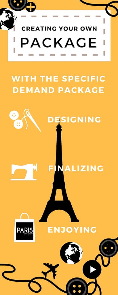 How to create your own vacation package PARIS BY EMY