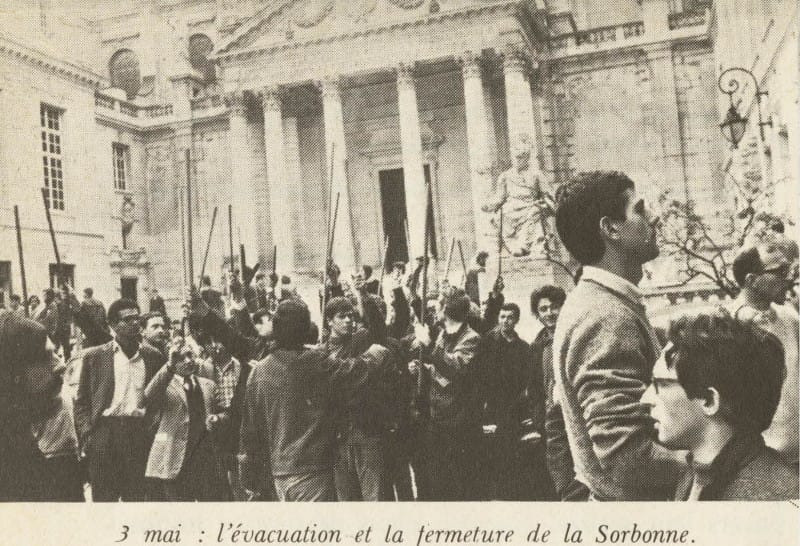 Sorbonne University in May 1968 PARIS BY EMY 